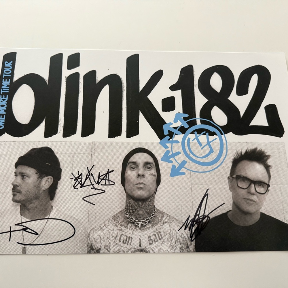 Blink-182 Tour Poster